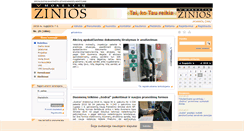 Desktop Screenshot of mzinios.lt